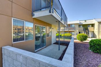 Private balcony patio